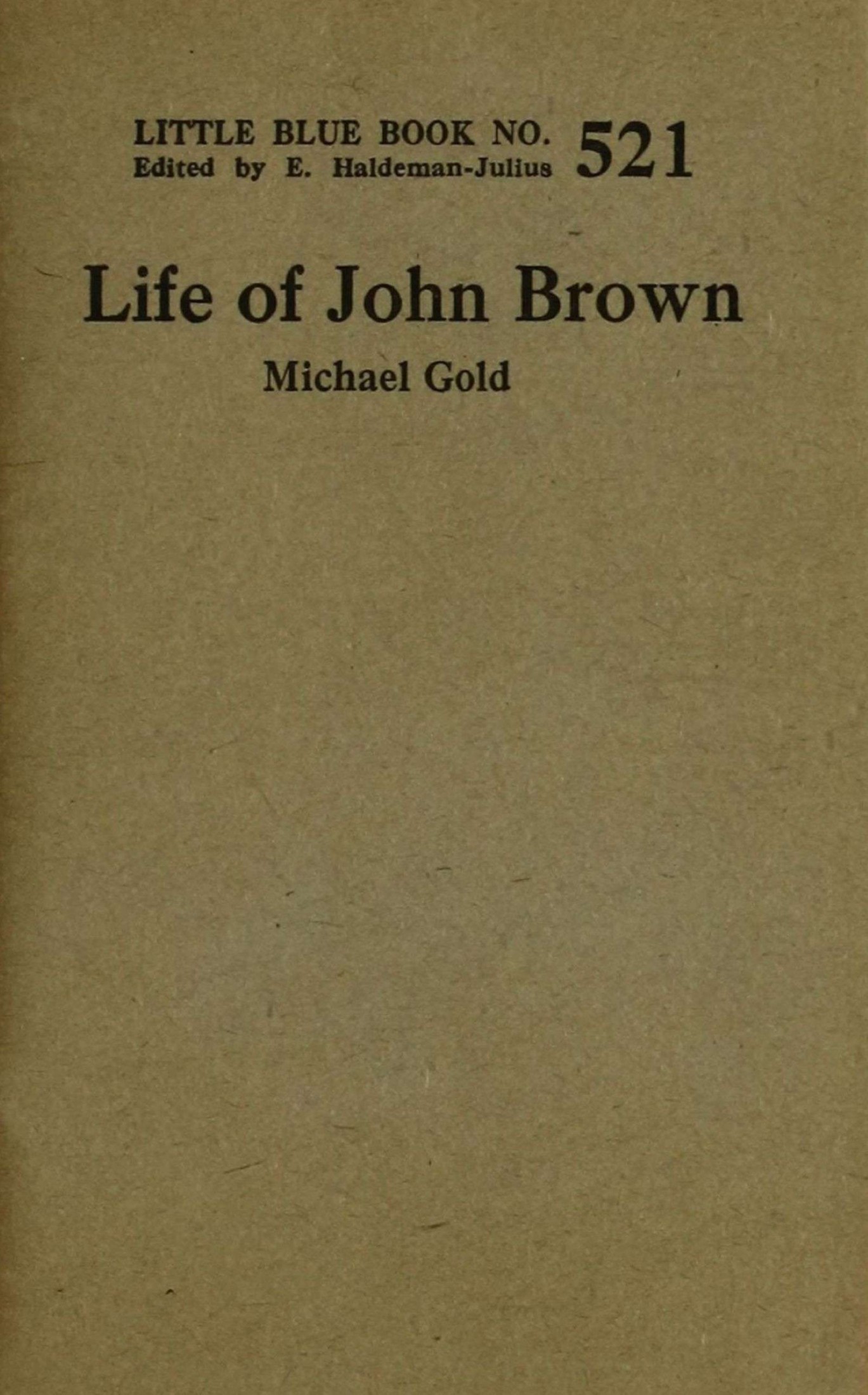 Life of John Brown